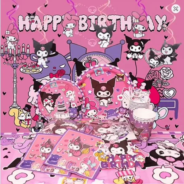 MINISO Kuromi gimtadienio rinkinys