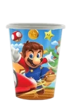 Mario party vienkartiniai puodeliai