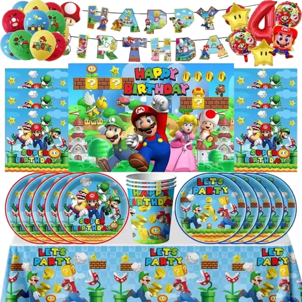 Super Mario Bros gimtadienio rinkinys