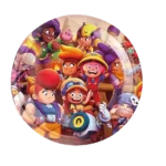 brawlstars mazos vienkartines lėkštutės