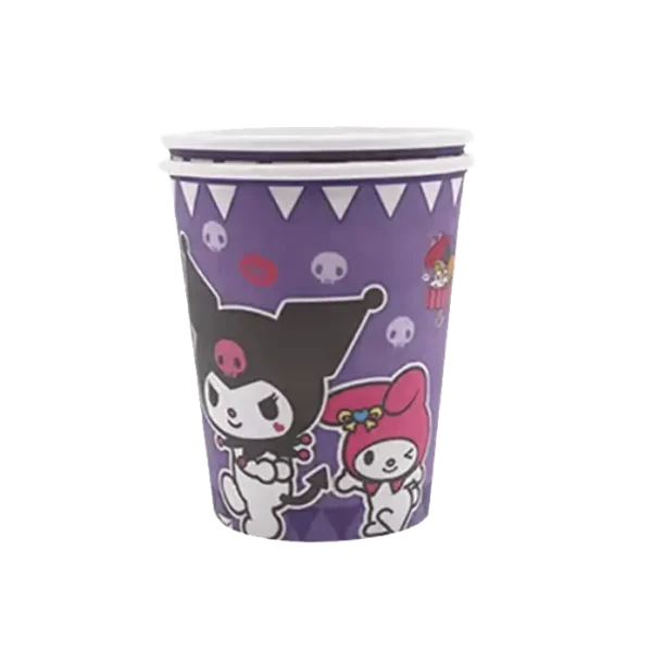 kuromi vienkartiniai puodeliai