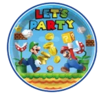 mario vienkartines lėkštutės