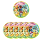 pokemon dideles vienkartines lėkštutės