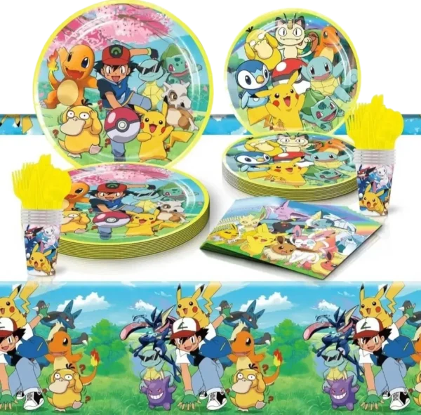 pokemon gimtadienio rinkinys pokemon gimtadienio rinkinys