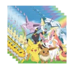 pokemon vienkartines serveteles