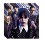 wednesday vienkartines serveteles